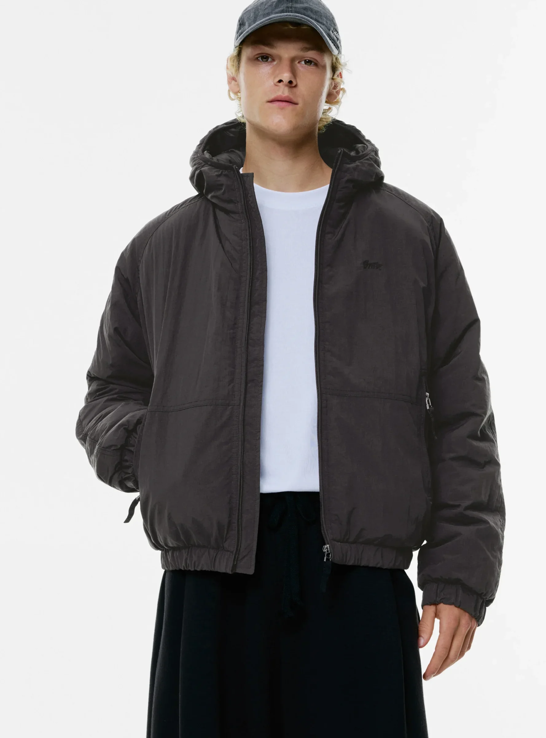 PULL&BEAR STWD RIPSTOP - Giacca invernale - nera