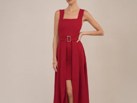 WAL G. Cocktail dress / Party dress - cherry red