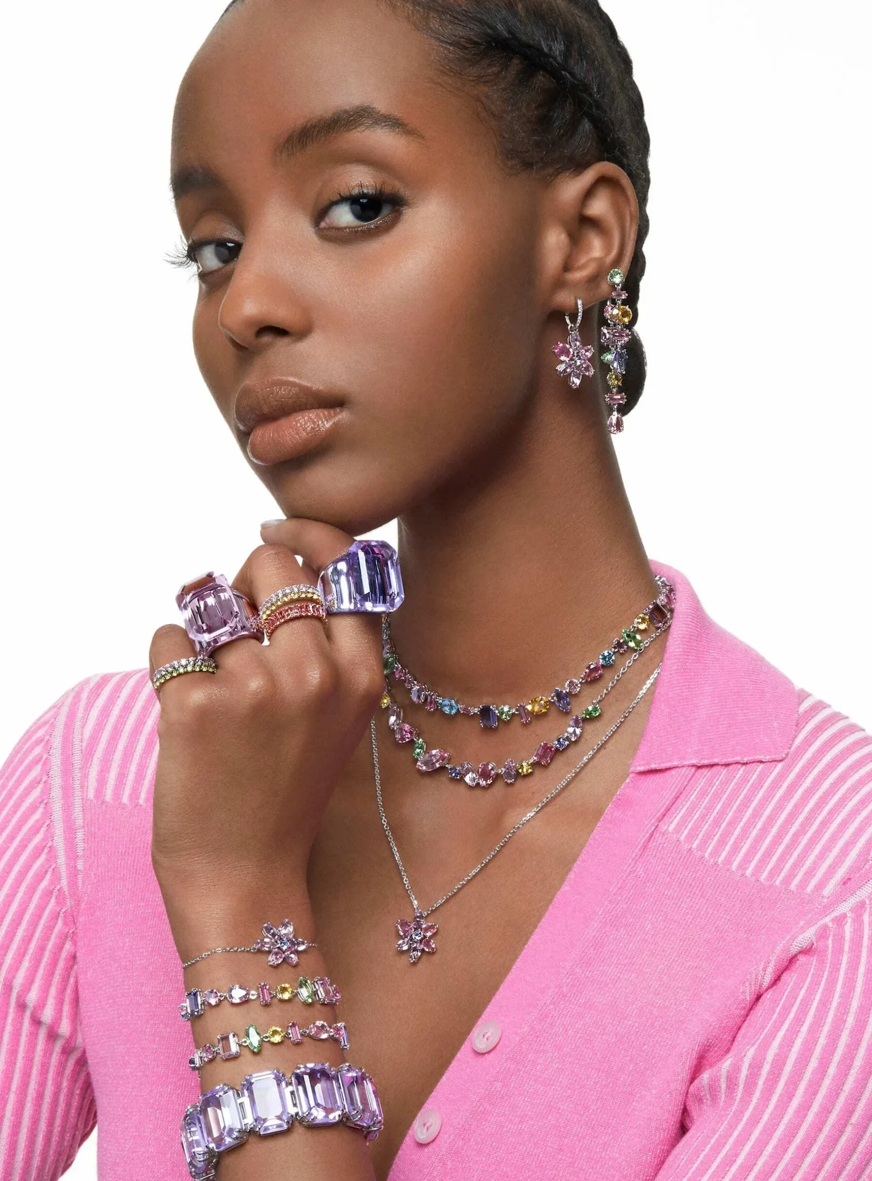 Anello Swarovski - verde