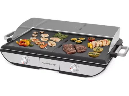 RIVIERA ET BAR QPL 650 black grey electric griddle , 50x30 cm