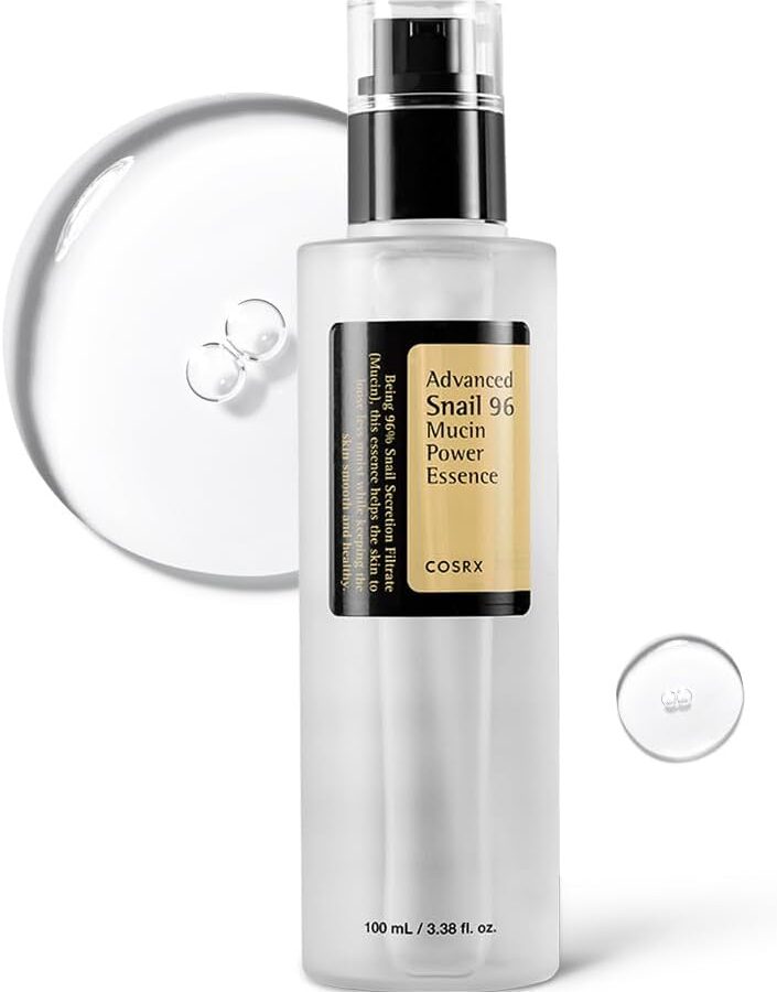COSRX Advanced Snail 96% Mucin Power Essence 100ml | Siero idratante con bava di lumaca | Trattamento antirughe, acne e per pelli secche | Skincare coreana