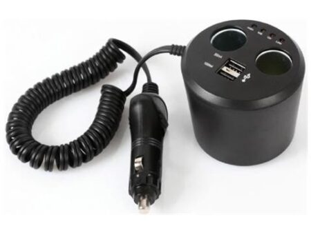 Auto-T 540117, Car, Camera, GPS, MP3, MP4, Smartphone, Tablet, Cigarette Lighter, Black, 12 - 24