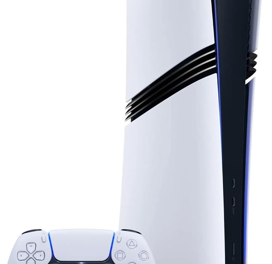 PlayStation Sony, PS5, PS5 Pro Edition 2TB, con 1 controller wireless DualSense, Colore: Bianco