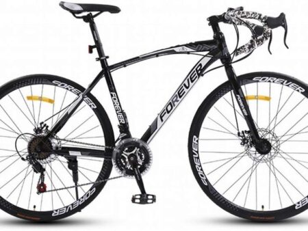 MU Road Bike Racing Student Male Super Light And Fast Wind Break Speed Change Disc Brake Lightning Bike,A,One Size