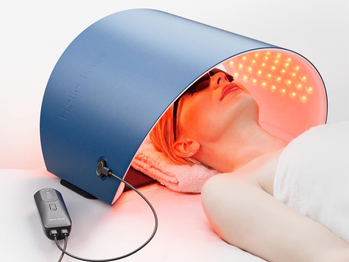Terapia con luce rossa fotonica - Registrata presso la FDA, maschera a LED con tecnologia QuadChip, 720 LED, dispositivo PDT a infrarossi per la cura professionale di viso e corpo.