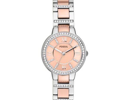 Fossil Virginia Analog Gold Dial Women's Watch - ES3405