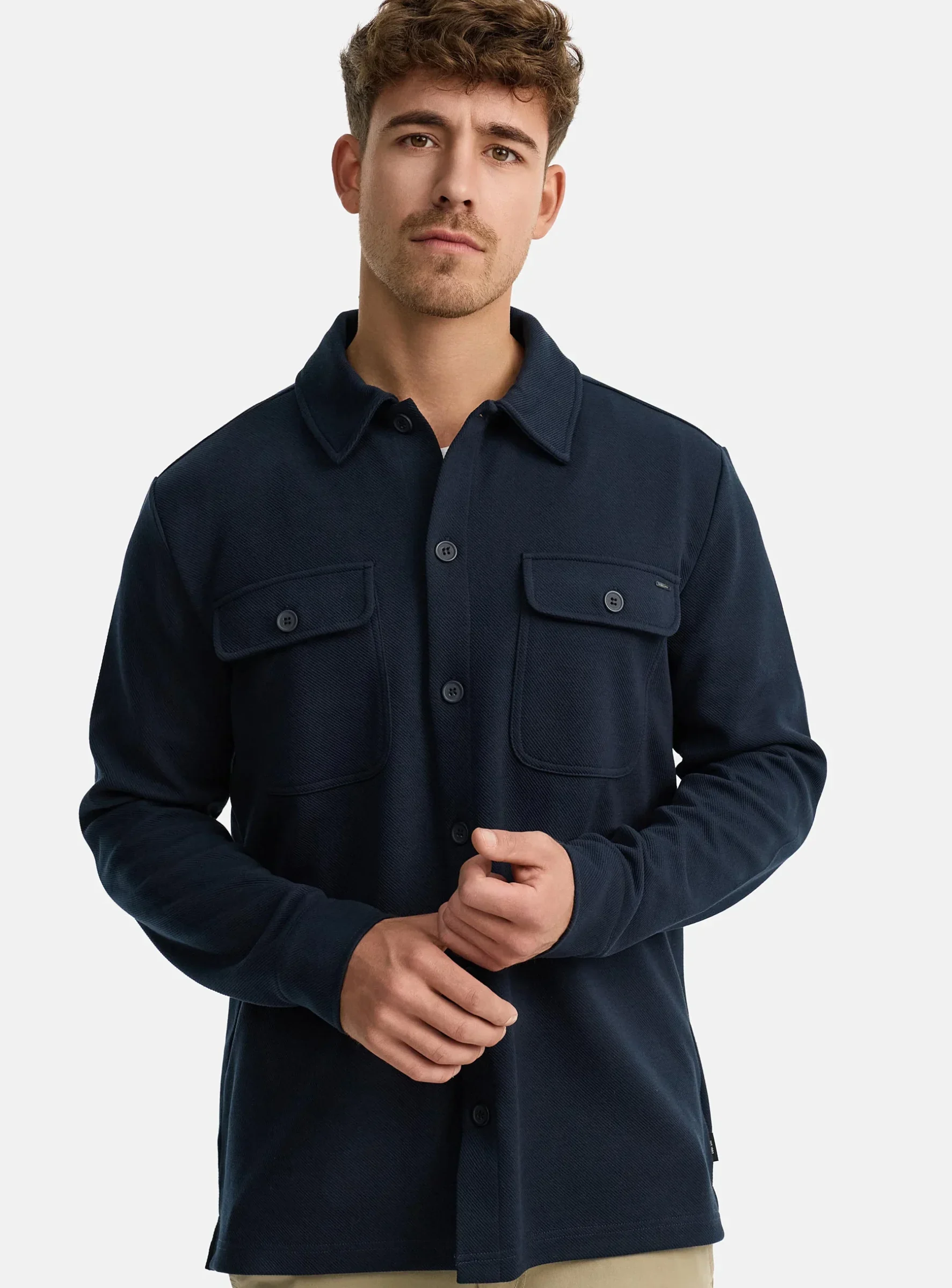 INDICODE JEANS LONG ARM NELLO - Giacca estiva - sky captain