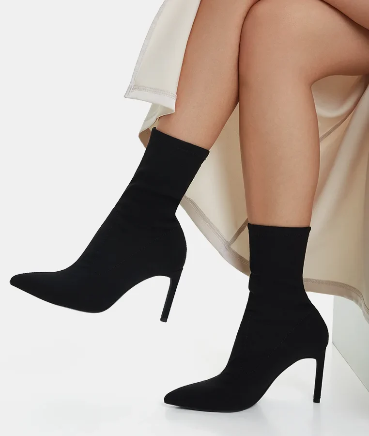 Stivaletti Bershka - neri