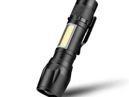 Compact Waterproof LED Flashlight with USB Charging