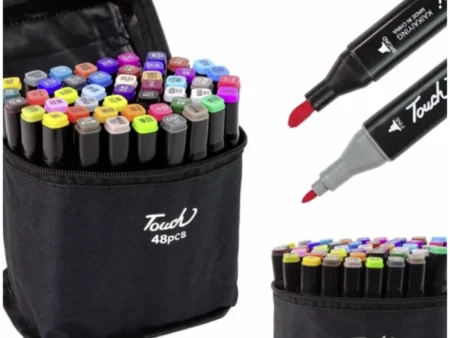 🎨 Professional Dual-Tip Alcohol Markers – Ideal for Drawing and Creativity