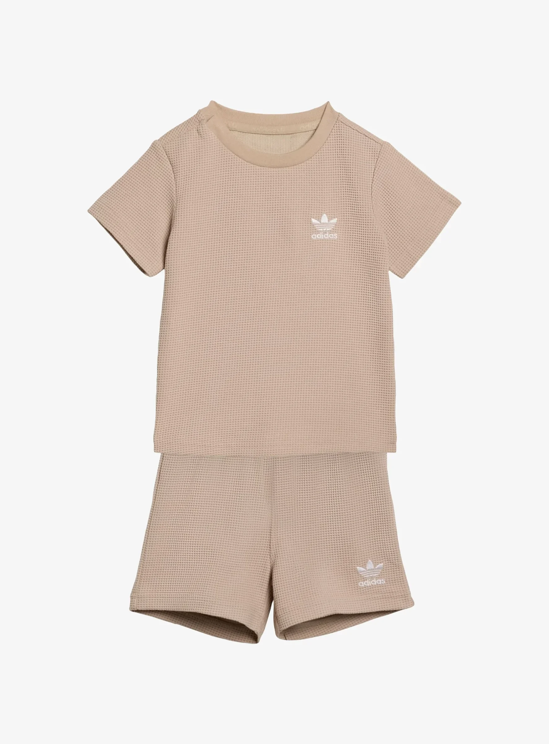 adidas Originals REGULAR WAFFLE SET-INFANT - Tuta - kaki pietra