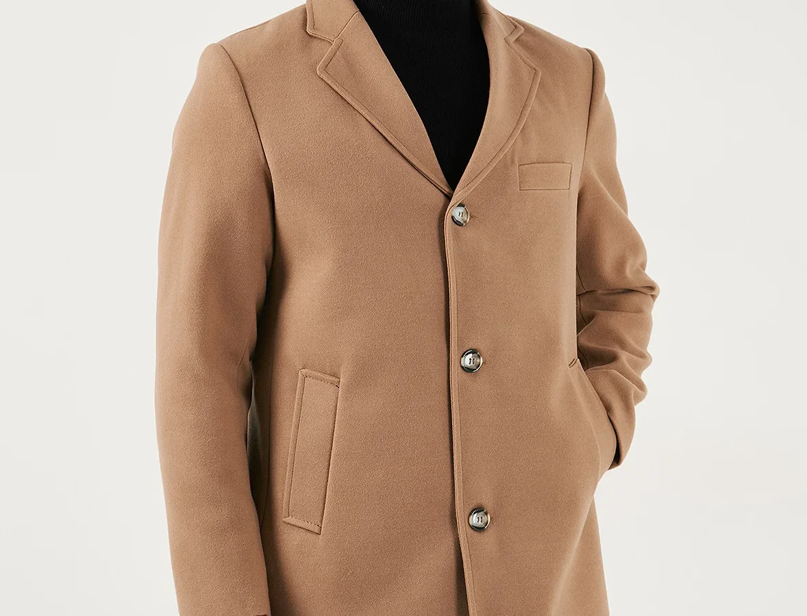 Buratti BUTTON-DOWN - Cappotto classico - cammello