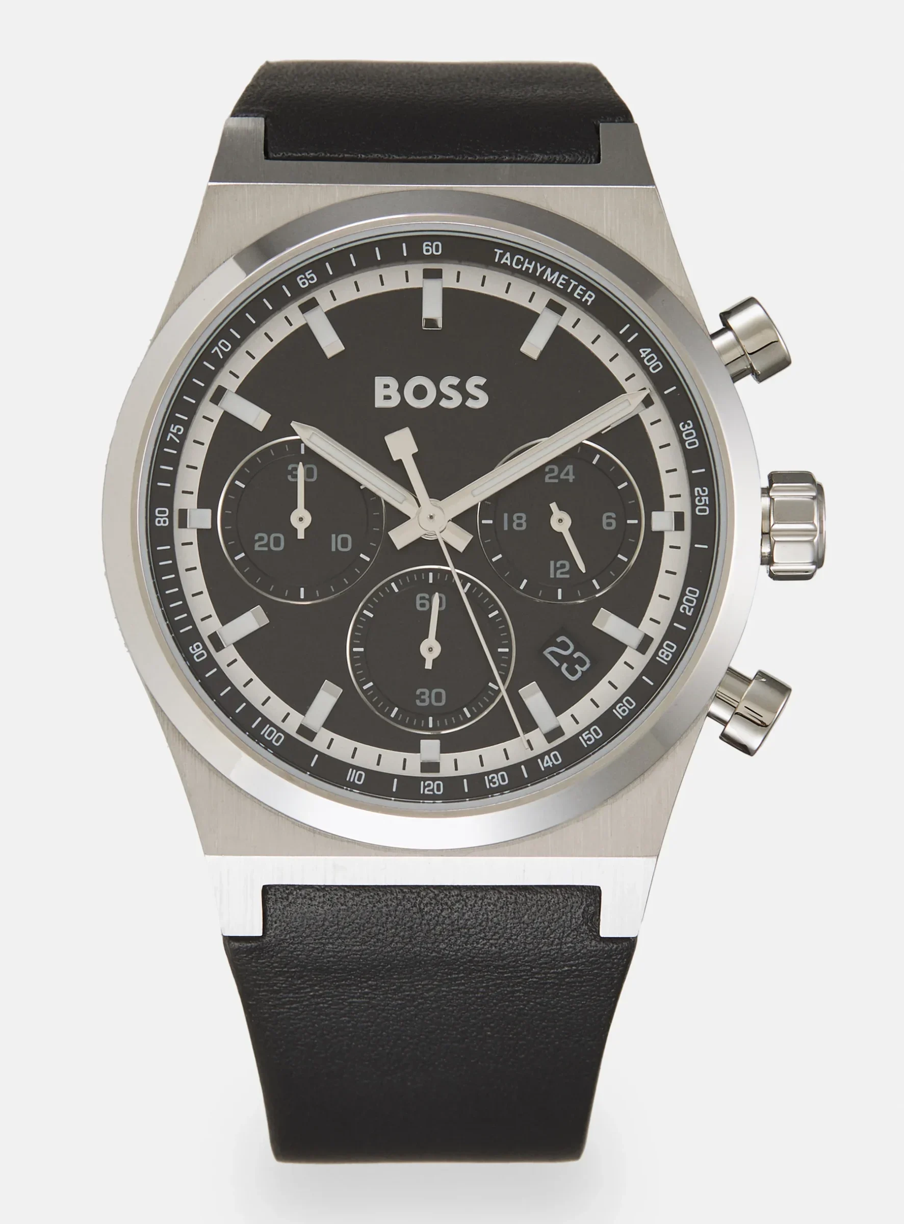 BOSS CANDOR - Orologio cronografo - nero/argento