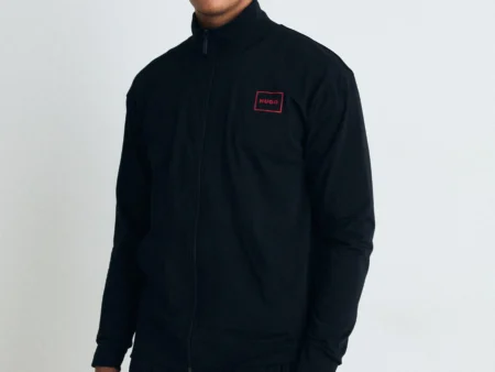 HUGO LAZE ZIP JACKET - Pyjama top - black