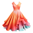 ai-generated-beautiful-women-dress-isolated-on-transparent-background-free-png